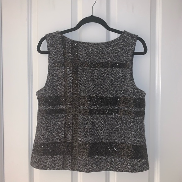 Banana Republic Sequin Herringbone Tank NWT - Picture 5 of 8